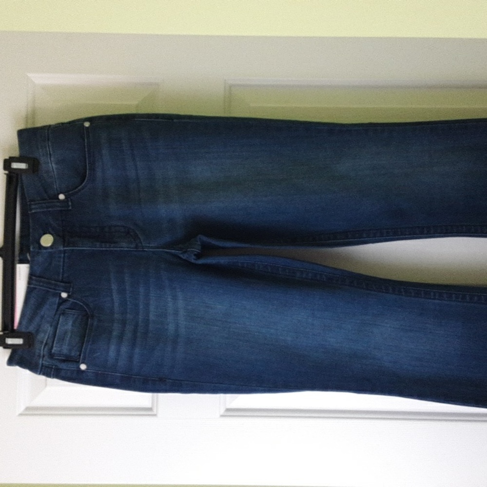 Seven7 Tummyless Boot Stylish Blue Denim Jeans